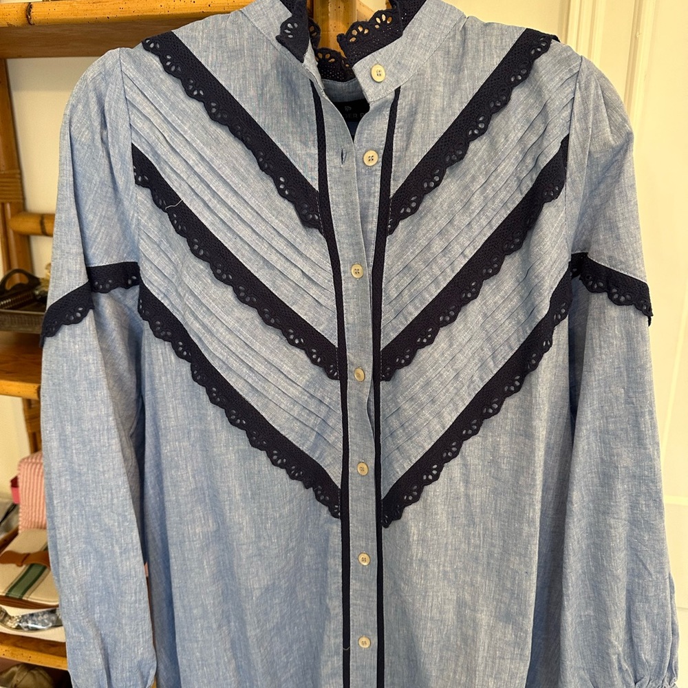Tuckernuck Jolene Chambray Midi Dress